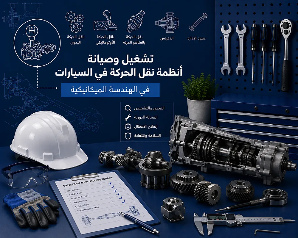 تشغيل و صيانة أنظمة نقل الحركة في السيارات (م .علاء الحراسيس )
